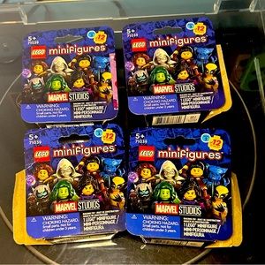 Four Marvel Studios Lego Minifigures Series 2